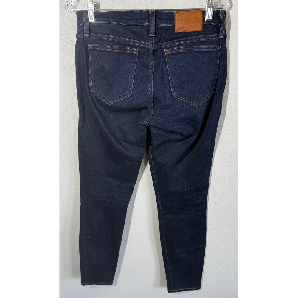 J.Crew Toothpick Skinny Jeans Dark Indigo Blue Stretch Denim Womens 28 Casual - Picture 2 of 9